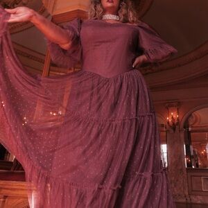 Jessakae Maven Dress in Plum 2X
